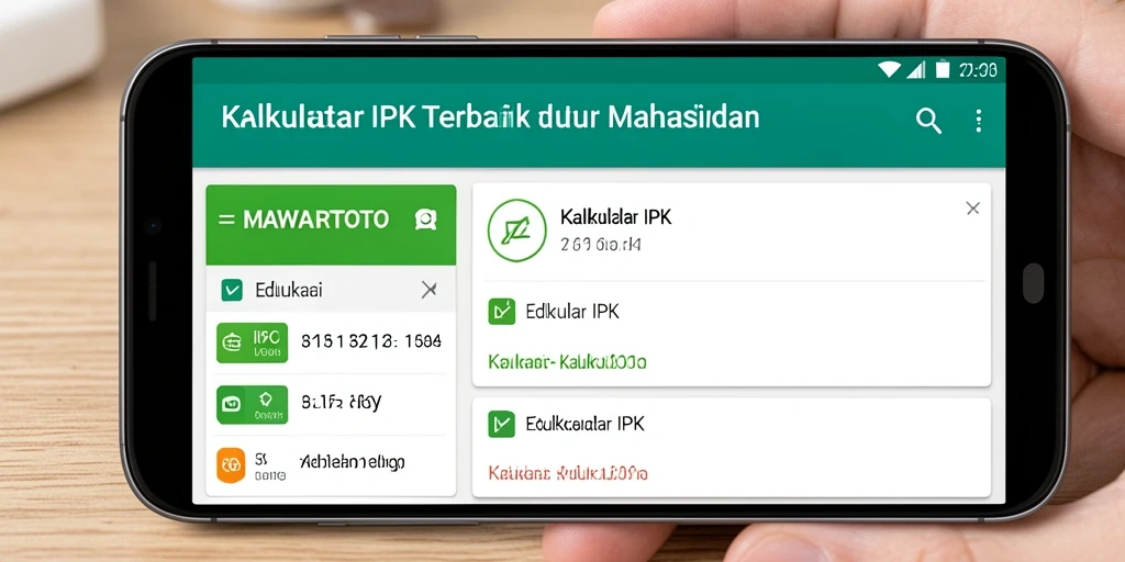 Antarmuka MAWARTOTO yang sederhana dan fungsional untuk kalkulasi IPK.