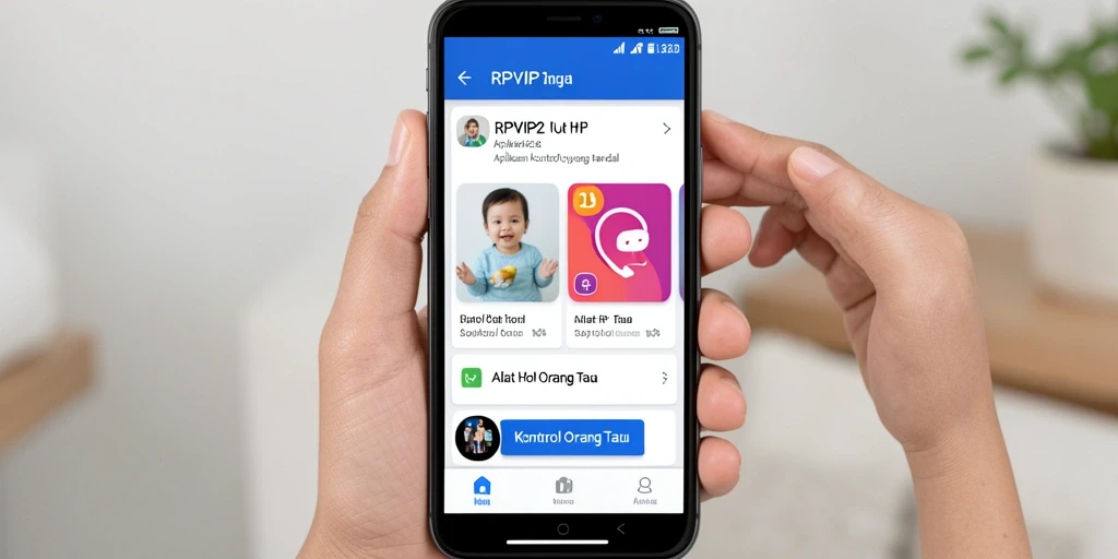 Tampilan antarmuka RPVIP2 untuk kontrol orang tua yang efektif.